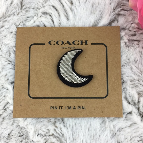 Coach Accessories - Coach Moon Pin